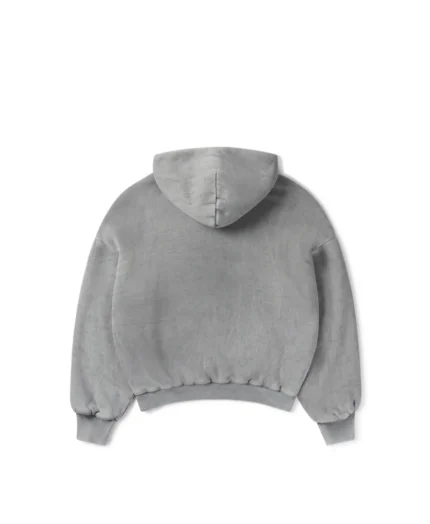 Velour Garments 1000 GSM Vintage Gray Double Hoodie (2)