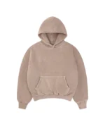 Velour Garments 1000 GSM Vintage Taupe Double Hoodie (3)