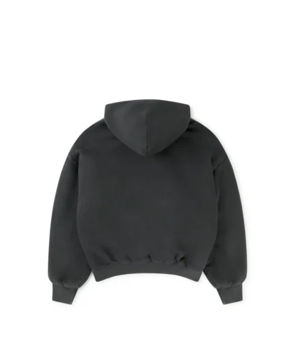 Velour Garments 1000 Gsm Anthracite Double Hoodie (2)