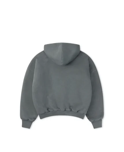 Velour Garments 1000 Gsm Iron Gray Double Hoodie (2)
