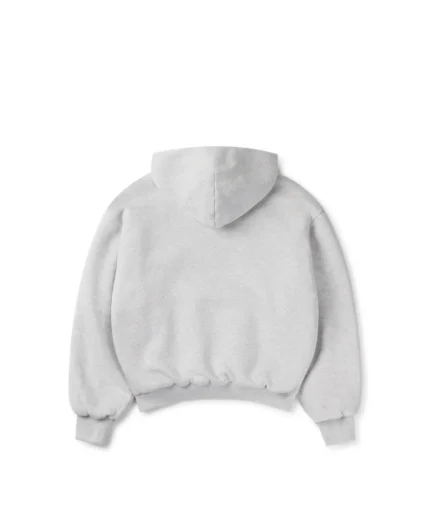 Velour Garments 1000 Gsm Light Heather Gray Double Hoodie (2)