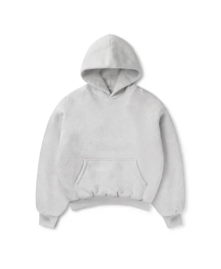 Velour Garments 1000 Gsm Light Heather Gray Double Hoodie (3)