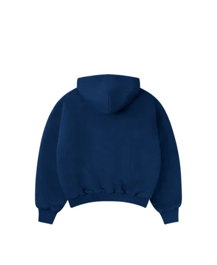 Velour Garments 1000 Gsm Navy Blue Double Hoodie (1)