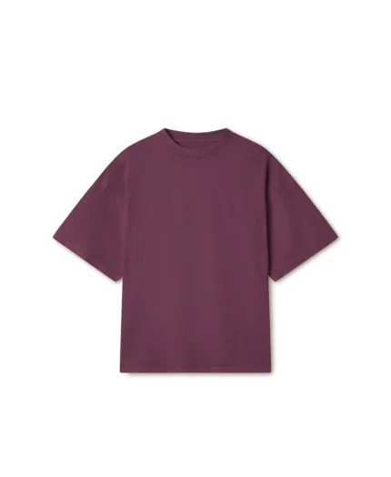 Velour Garments 180 GSM Burgundy T Shirt (2)