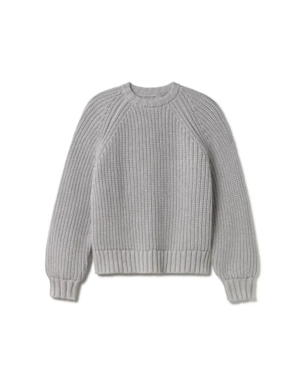 Velour Garments 3 Gauge Light Heather Gray Knit (4)