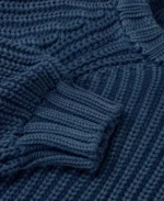 Velour Garments 3 Gauge Vintage Navy Knit (2)