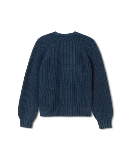 Velour Garments 3 Gauge Vintage Navy Knit (3)