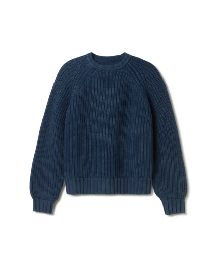 Velour Garments 3 Gauge Vintage Navy Knit (4)