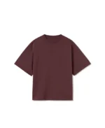 Velour Garments 300 GSM Burgundy T Shirt (3)