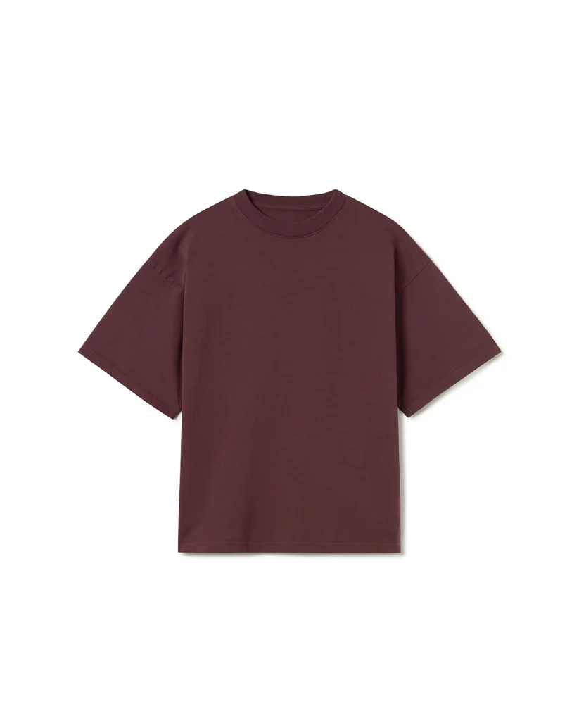 Velour Garments 300 GSM Burgundy T Shirt (3) Velour Garments 300 GSM Burgundy T Shirt (3)