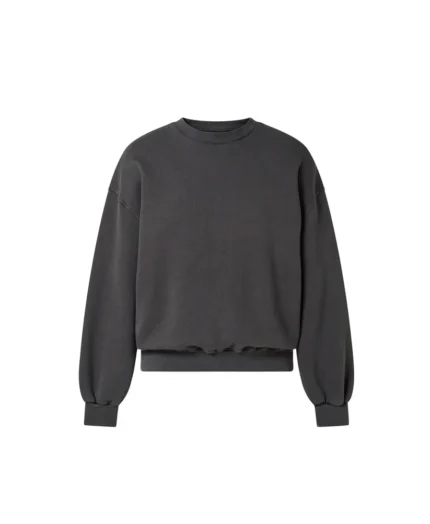 Velour Garments 450 GSM Anthracite Crewneck (4)