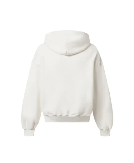 Velour Garments 450 GSM Bone White Zipper (3)