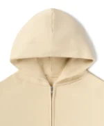 Velour Garments 450 GSM Cloud Cream Zipper (2)