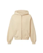 Velour Garments 450 GSM Cloud Cream Zipper (4)