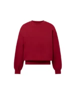 Velour Garments 450 GSM Dark Red Crewneck (3)