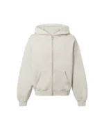 Velour Garments 450 GSM Ecru Zipper (4)