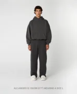 Velour Garments 450 GSM Jet Black Hoodie (1)