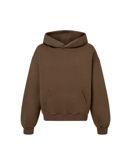 Velour Garments 450 GSM Mocha Brown Hoodie (4)