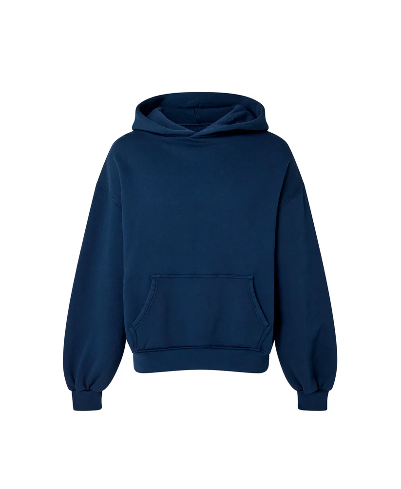Velour Garments 450 GSM Navy Blue Hoodie (4) Velour Garments 450 GSM Navy Blue Hoodie (4)