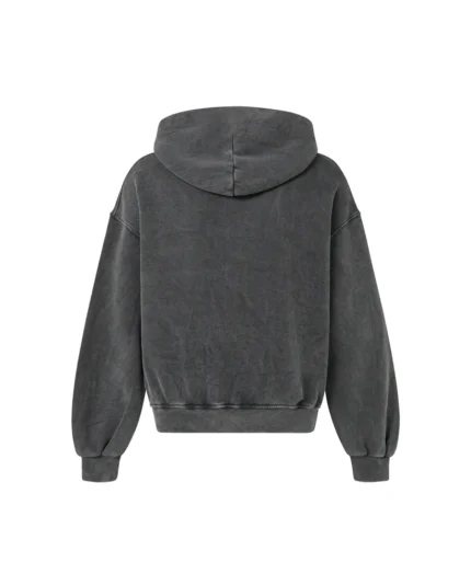 Velour Garments 450 GSM Vintage Black Hoodie (4)