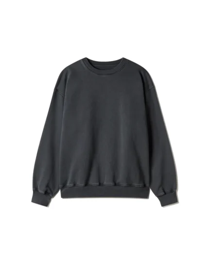 Velour Garments 600 GSM Anthracite Crewneck (4)