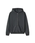 Velour Garments 600 GSM Anthracite Zipper (9)