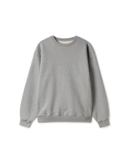 Velour Garments 600 GSM Ash Gray Crewneck (4)