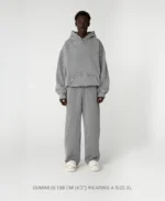 Velour Garments 600 GSM Ash Gray Hoodie (2)