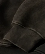 Velour Garments 600 GSM Bleach Black Hoodie (1)