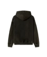 Velour Garments 600 GSM Bleach Black Hoodie (2)