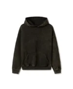 Velour Garments 600 GSM Bleach Black Hoodie (3)
