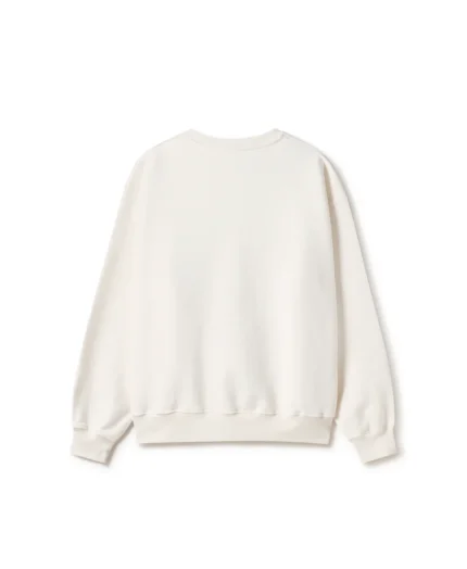 Velour Garments 600 GSM Bone White Crewneck (3)