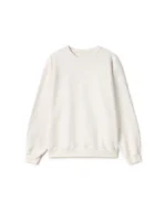 Velour Garments 600 GSM Bone White Crewneck (4)
