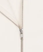Velour Garments 600 GSM Bone White Zipper (2)