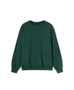 Velour Garments 600 GSM British Racing Green Crewneck (4)