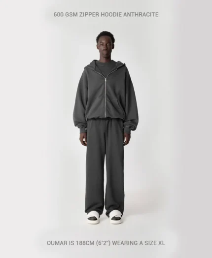 Velour Garments 600 GSM British Racing Green Zipper (1)