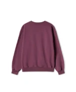 Velour Garments 600 GSM Burgundy Crewneck (3)