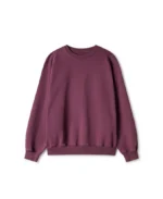Velour Garments 600 GSM Burgundy Crewneck (4)
