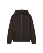 Velour Garments 600 GSM Chocolate Zipper (4)