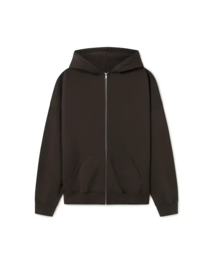 Velour Garments 600 GSM Chocolate Zipper (4)