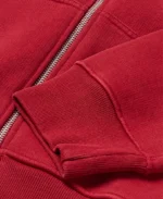 Velour Garments 600 GSM Dark Red Zipper (1)