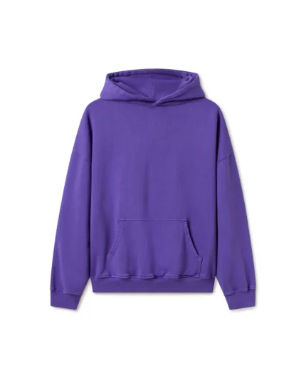 Velour Garments 600 GSM Deep Purple Hoodie (3)