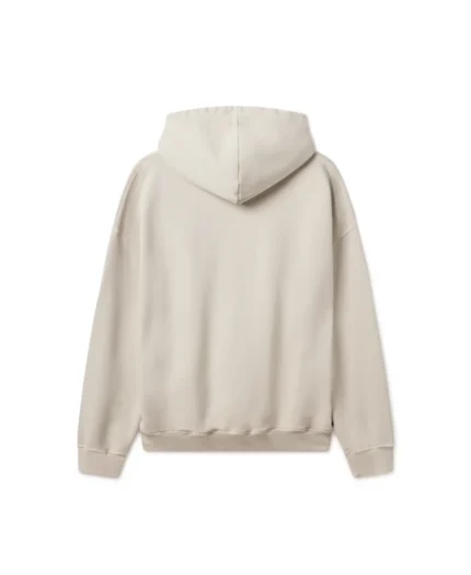 Velour Garments 600 GSM Ecru Hoodie (2)