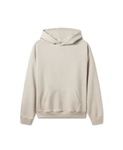 Velour Garments 600 GSM Ecru Hoodie (3)