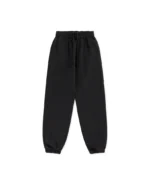 Velour Garments 600 GSM Jet Black Sweatpants (3)