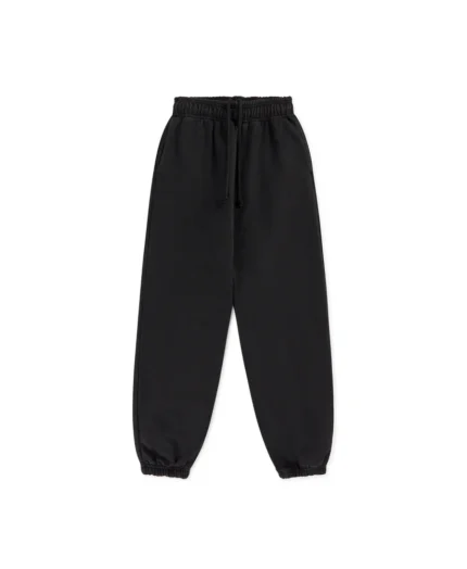Velour Garments 600 GSM Jet Black Sweatpants (3)