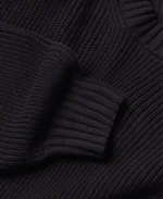 Velour Garments 7 Gauge Jet Black Knit (2)