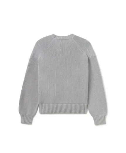 Velour Garments 7 Gauge Light Heather Gray Knit (3)