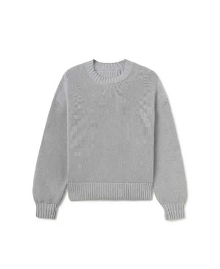 Velour Garments 7 Gauge Light Heather Gray Knit (4)
