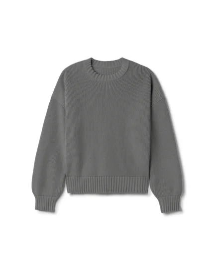 Velour Garments 7 Gauge Mud Gray Knit (4)